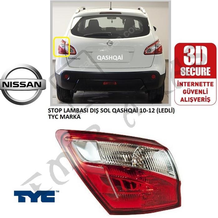 STOP LAMBASI DIŞ SOL QASHQAİ 10-12 (LEDLİ)