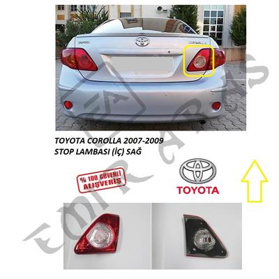 STOP LAMBASI İÇ SAĞ COROLLA 07-09 SEDAN