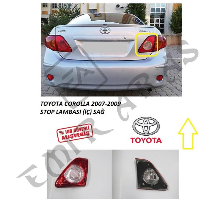 STOP LAMBASI İÇ SAĞ COROLLA 07-09 SEDAN