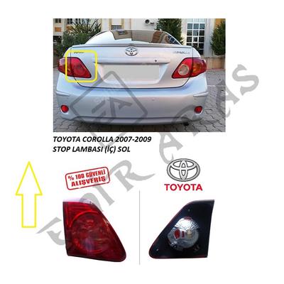 STOP LAMBASI İÇ SOL COROLLA 07-09 SEDAN