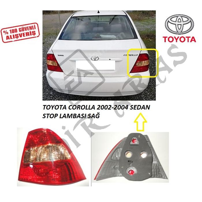 STOP LAMBASI SAĞ COROLLA 02-04 SDN