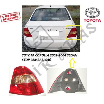 STOP LAMBASI SAĞ COROLLA 02-04 SDN