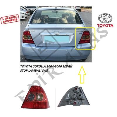STOP LAMBASI SAĞ COROLLA 04-06 (SEDAN)