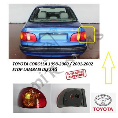 STOP LAMBASI SAĞ DIŞ COROLLA 98-00  01-02 AE111  ZZ111