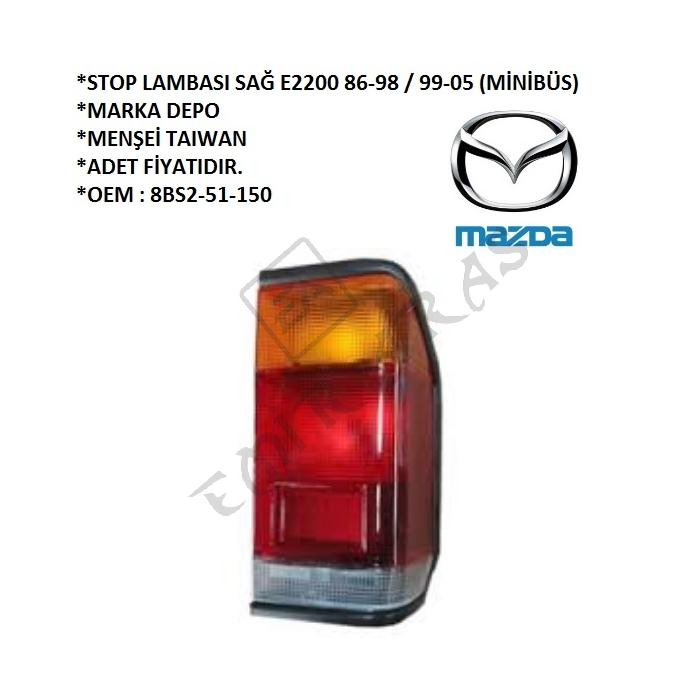 STOP LAMBASI SAĞ E2200 86-98  99-05 (MİNİBÜS)