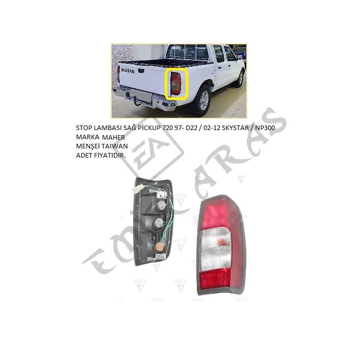 STOP LAMBASI SAĞ PİCKUP 720 97- D22  02-12 SKYSTAR  NP300