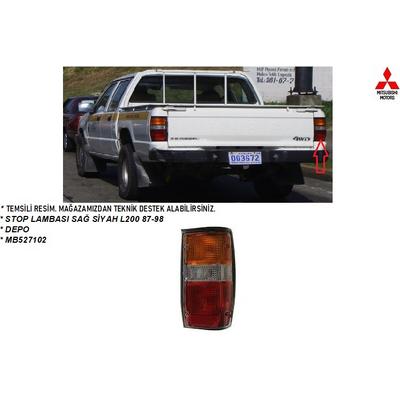 STOP LAMBASI SAĞ SİYAH L200 87-98 / PROTON ARENA PICKUP 98-