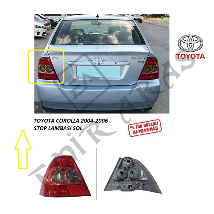 STOP LAMBASI SOL COROLLA 04-06 (SEDAN)
