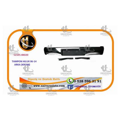 TAMPON HILUX VİGO 06-14 ARKA (KROM)