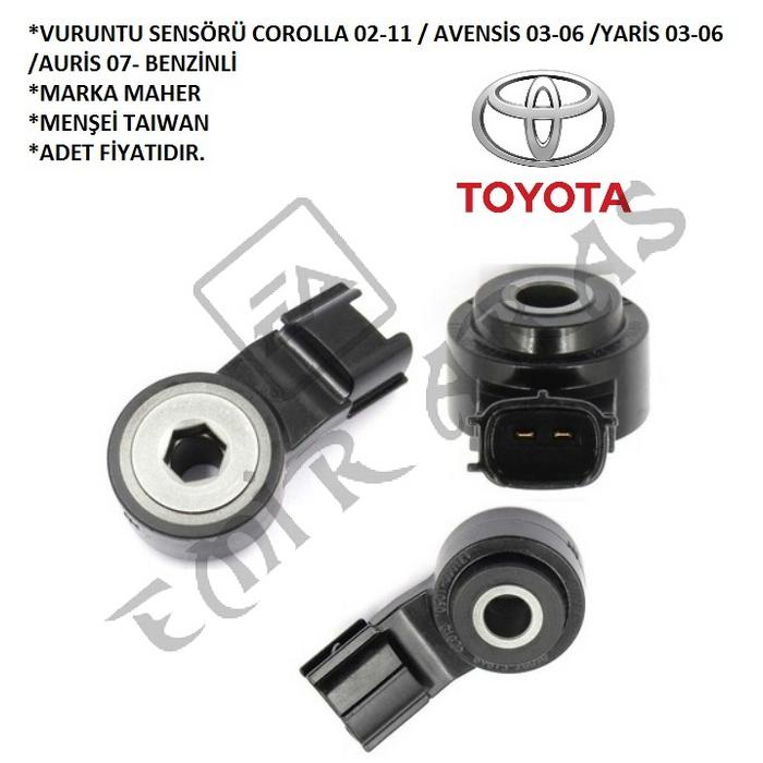 VURUNTU SENSÖRÜ COROLLA 02-11  AVENSİS 03-06 YARİS 03-06 AURİS BENZ
