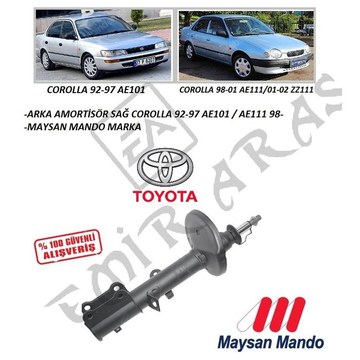 9419336 ARKA AMORTİSÖR SAĞ COROLLA 92-97 AE101 AE111 98-