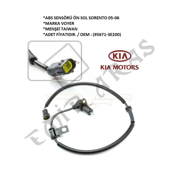 ABS SENSÖRÜ ÖN SOL SORENTO 03-06