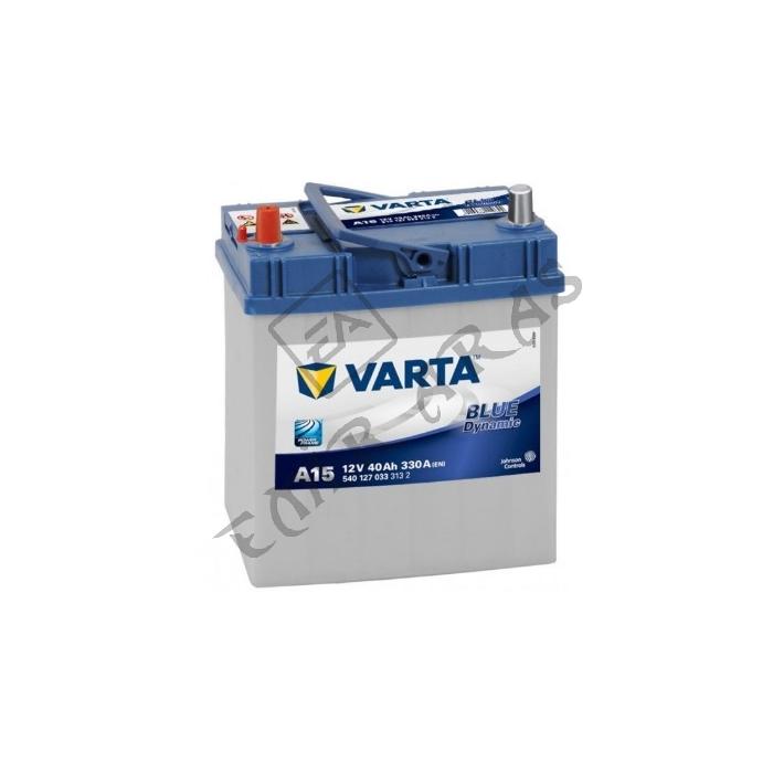 AKÜ 12V 40 AH (İNCE KUTUP BAŞI) (TERS)