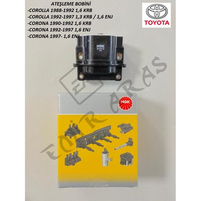 ATEŞLEME BOBİNİ COROLLA AE92 88-91 AE101 92-97 1,6 4AFE CORONA 2,0 3SFE(JPN)
