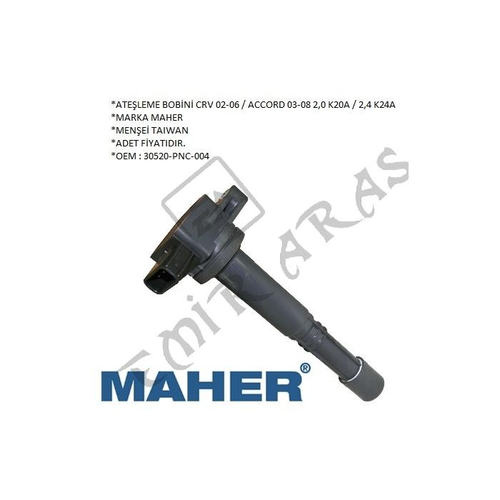 ATEŞLEME BOBİNİ CRV 02-06 ACCORD 03-08 2,0 K20A 2,4 K24A