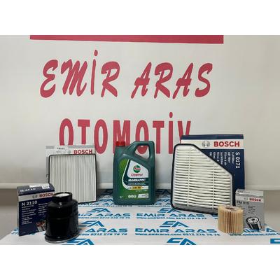 BOSCH BAKIM SETİ COROLLA 2012-2018 AURİS 2012-2018 1,4 D4D CASTROL 5-30 4LT