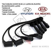 BUJİ KABLOSU ACCENT 00-06 1,5 1,6 ERA 06- ELANTRA 99- MATRİX GETZ 1,4 RİO G4EE