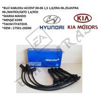 BUJİ KABLOSU ACCENT 00-06 1,5 1,6 ERA 06- ELANTRA 99- MATRİX GETZ 1,4 RİO G4EE