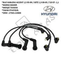 BUJİ KABLOSU ACCENT 1,5 95-99 G4EK GETZ 1,3 00-05 İ10 07- 1,1