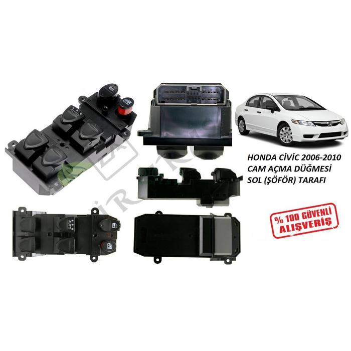 CAM AÇMA DÜĞMESİ ÖN SOL CİVİC 07-09 10-12 (FD6) (4 LÜ)
