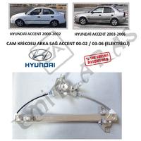 CAM KRİKOSU ARKA SAĞ ACCENT 00-02 03-06 (ELEKTRİKLİ)