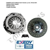 DEBRİYAJ SETİ COROLLA 92-97 1,3 2E 99-01 4EFE 02- 4ZZ YARİS 99-02 1,3 2NZ-FE