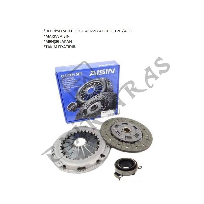 DEBRİYAJ SETİ COROLLA 92-97 AE101 1,3 2E 99-01 4EFE YARİS 99-02 1,3 2NZ-FE