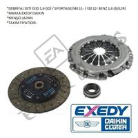 DEBRİYAJ SETİ İX35 10- 1,6 GDİ SPORTAGE İ40 11- İ30 12- BENZ 1,6 (6) İLERİ G4FD