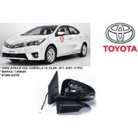 DİKİZ AYNASI SOL COROLLA 13- ELEK. ISIT. SİNY. (7 FİŞ)