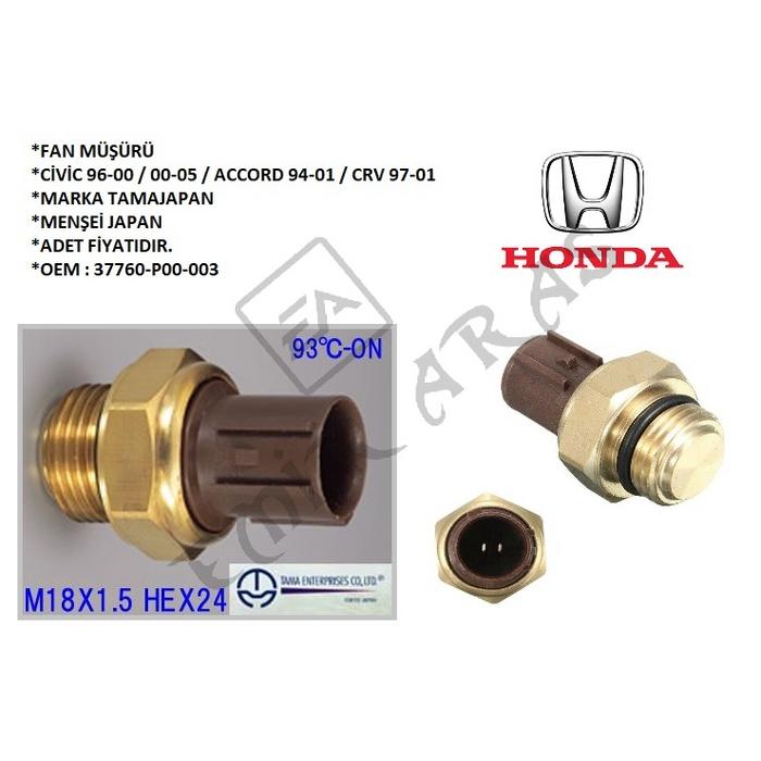 FAN MÜŞÜRÜ CİVİC 96-00 00-05 ACCORD 94-01 CRV 97-01 (JAPAN)
