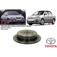 FREN DİSKİ ARKA COROLLA 02-06 AVENSİS 97- 258mm(4)