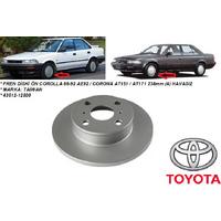 FREN DİSKİ ÖN COROLLA 88-92 AE92 CORONA AT151 AT171 238mm (4) HAVASIZ