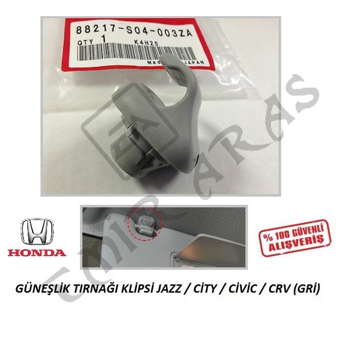 GÜNEŞLİK TIRNAĞI KLİPSİ JAZZ CİTY CİVİC CRV (GRİ)