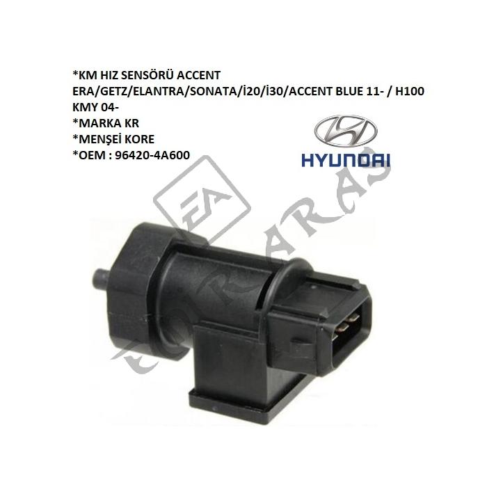 KM HIZ SENSÖRÜ ACCENT ERA 06- GETZ ELANTRA SONATA İ20 08 İ30 08- ACCENT BLUE 11-