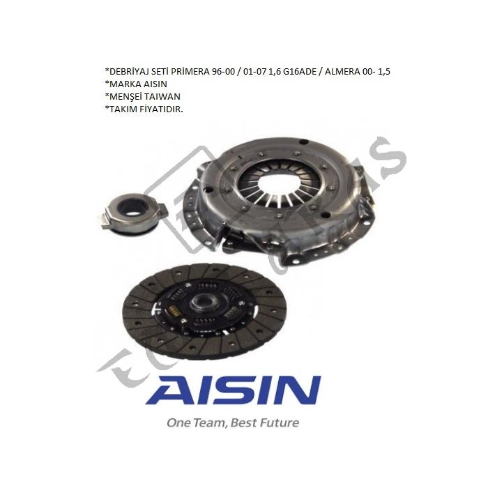 KN-008 DEBRİYAJ SETİ PRİMERA 96-00 01-07 1,6 GA16DE ALMERA 00- 1,5