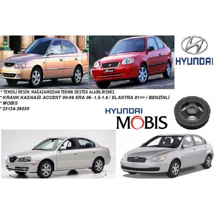 KRANK KASNAĞI ACCENT 00-06 ERA 06- 1.5-1.6 ELANTRA 01-07 1,6 BENZİNLİ