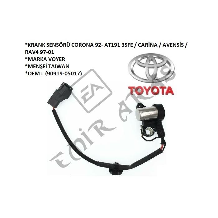 KRANK SENSÖRÜ CORONA 92- AT191 3SFE CARİNA AVENSİS RAV4 97-01 (90919-05017