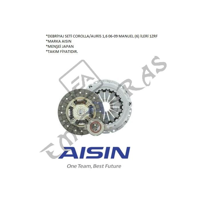 KT361 KT-361 DEBRİYAJ SETİ COROLLA 10- AURİS 10- AVENSİS 09- MANUEL (6) İLERİ 1,6 BENZ 1ZRF