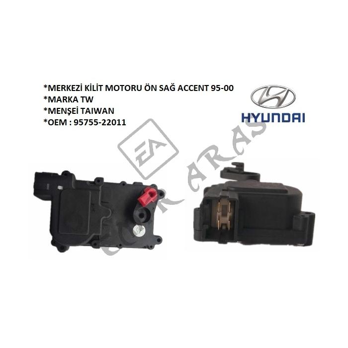 MERKEZİ KİLİT MOTORU ÖN SAĞ ACCENT 95-00