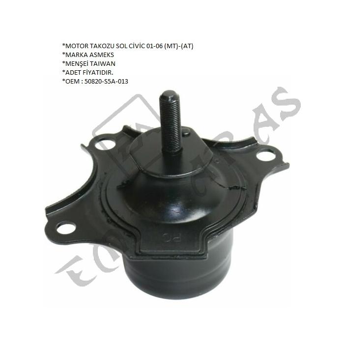 MOTOR TAKOZU SOL CİVİC 01-06 MAN.(MT) OTOM.(AT) (YAĞLI)