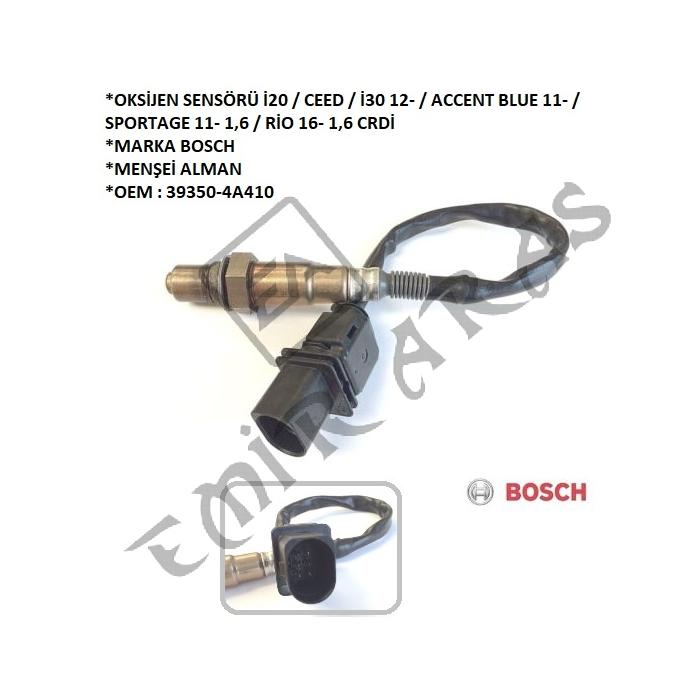 NGK-91780 OKSİJEN SENSÖRÜ ÜST İ20 08- CEED İ30 12- ACCENT BLUE 11- SPORTAGE 11- 1,6 CRDİ D4FC / RİO CRV 12- D-TEC DİZEL