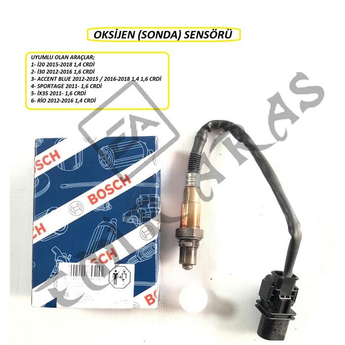 NGK-91780 OKSİJEN SENSÖRÜ ÜST İ20 08- CEED İ30 12- ACCENT BLUE 11- SPORTAGE 11- 1,6 CRDİ D4FC / RİO CRV 12- D-TEC DİZEL