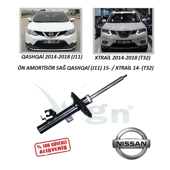 ÖN AMORTİSÖR SAĞ QASHQAİ (J11) 15- XTRAİL 14- (T32)