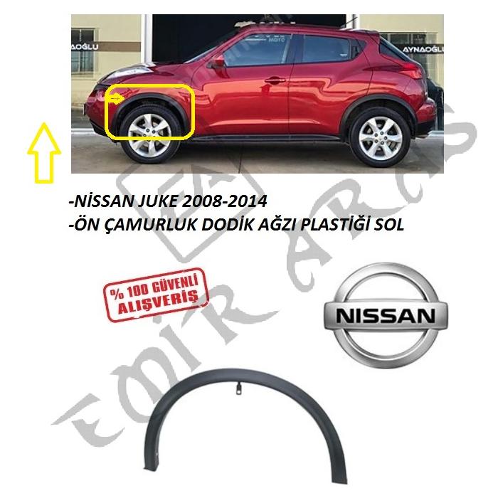 ÖN ÇAMURLUK DODİK AĞZI PLASTİĞİ SOL JUKE 10-14