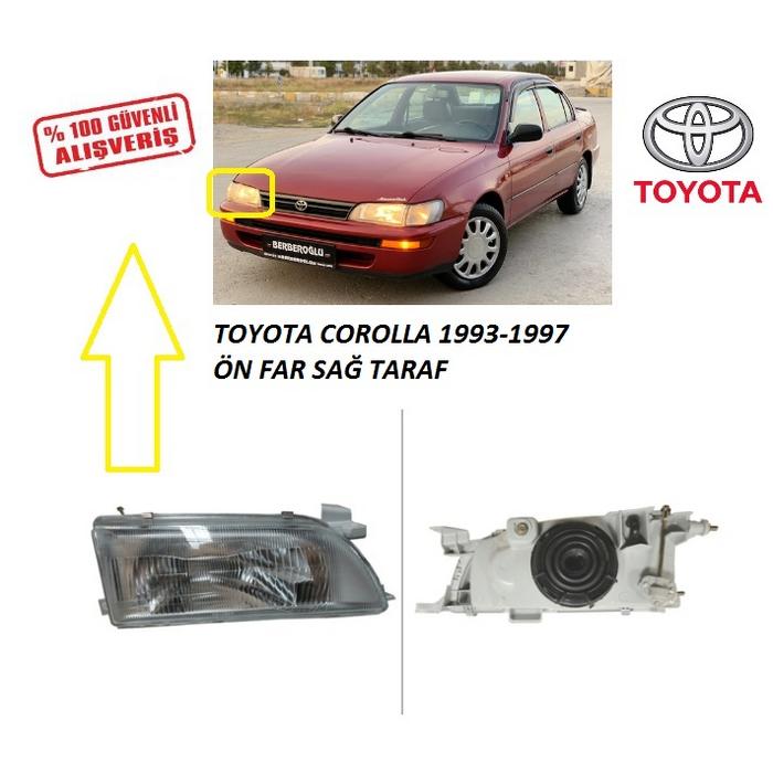 ÖN FAR SAĞ COROLLA 93-97 AE101