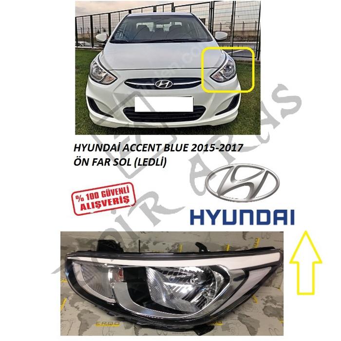 ÖN FAR SOL ACCENT BLUE 15-17 (BEYAZ KAŞ)
