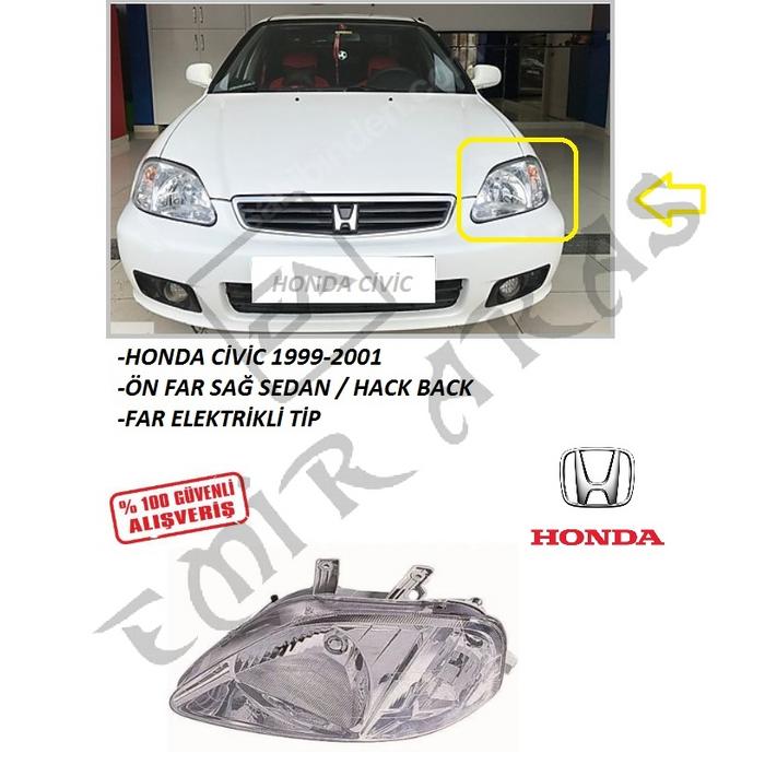 ÖN FAR SOL CİVİC 99-01 HB SDN ELEK.