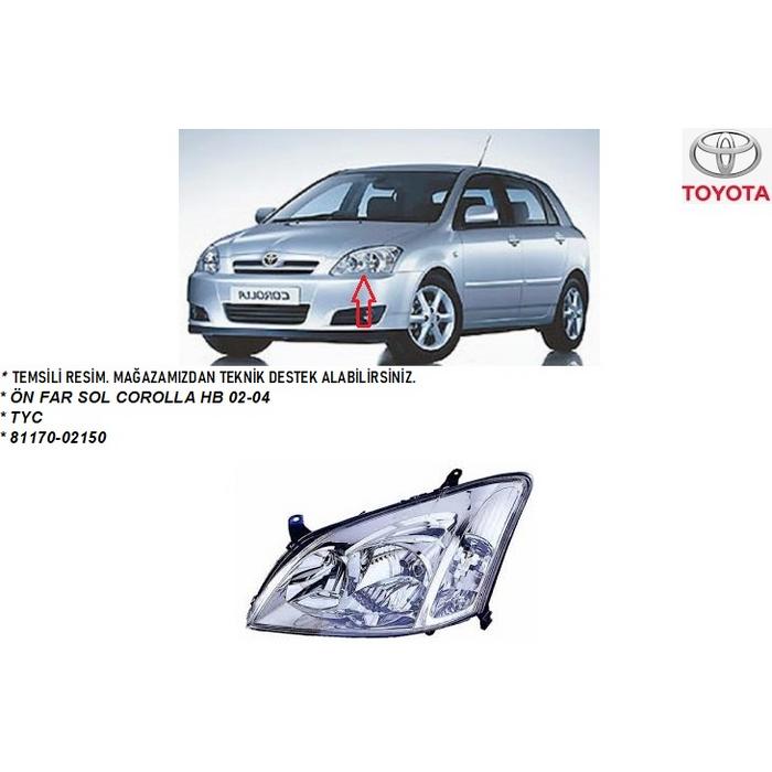 ÖN FAR SOL COROLLA HB 02-04