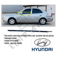 ÖN KAPI CAM DIŞ SIYIRICI FİTİLİ SOL ACCENT 00-05 (ÇITA)