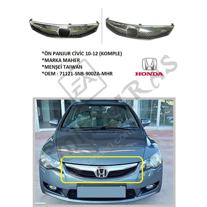 ÖN PANJUR CİVİC 10-12 (KOMPLE)
